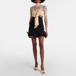 ZIMMERMANN Illustration Flounce Mini Dress
